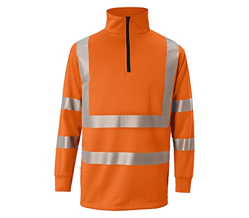 KÜBLER Workwear KÜBLER REFLECTIQ Zip-Sweatshirt PSA 2 warnorange von KÜBLER Workwear