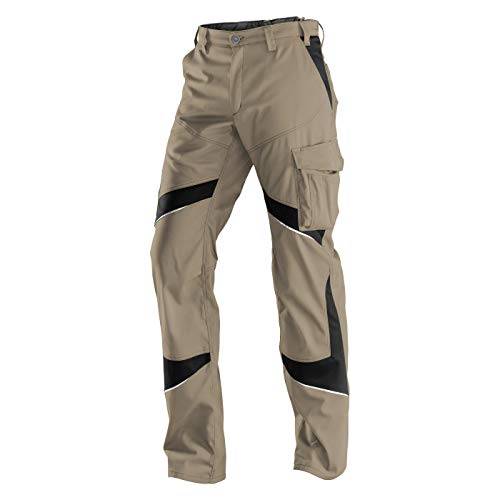 KÜBLER Workwear KÜBLER ACTIVIQ Arbeitshose beige, Größe 26, Herren-Arbeitshose aus Mischgewebe, leichte Arbeitshose von KÜBLER Workwear