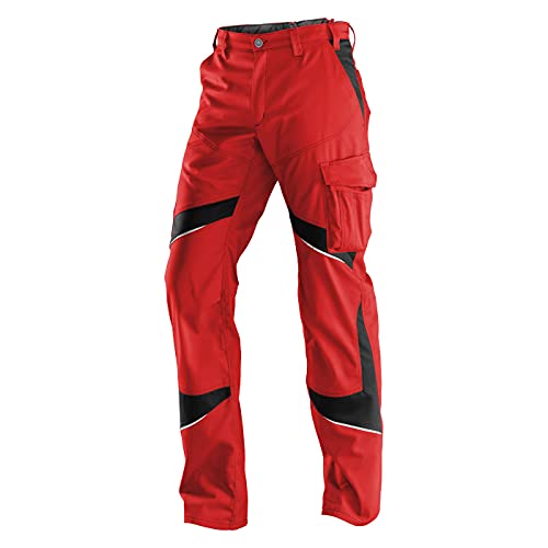 KÜBLER Workwear KÜBLER ACTIVIQ Arbeitshose rot, Größe 46, Herren-Arbeitshose aus Mischgewebe, leichte Arbeitshose von KÜBLER Workwear