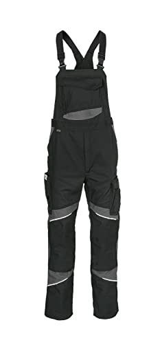 KÜBLER Workwear KÜBLER ACTIVIQ Cotton+ Arbeits-Latzhose schwarz/anthrazit von KÜBLER Workwear