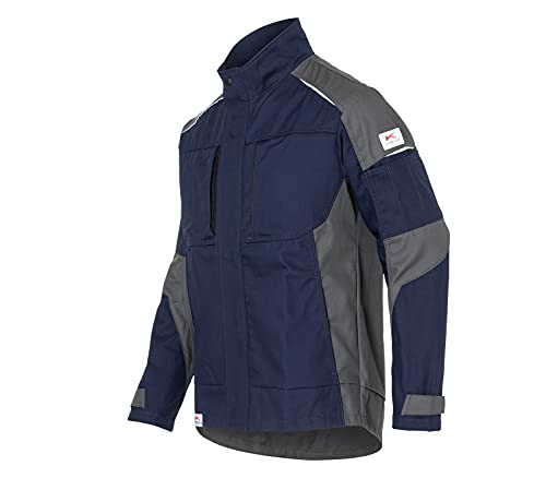 KÜBLER Workwear KÜBLER ACTIVIQ Cotton+ Arbeitsjacke blau, Größe M, Herren-Arbeitsjacke aus verstärkter Baumwolle, robuste Arbeitsjacke von KÜBLER Workwear
