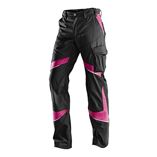 KÜBLER Workwear KÜBLER ACTIVIQ Damen-Arbeitshose schwarz/pink von KÜBLER Workwear