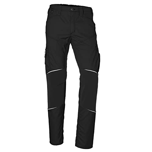 KÜBLER Workwear KÜBLER ACTIVIQ Stretch-Arbeitshose schwarz, Größe 54, Herren-Stretch-Arbeitshose aus Mischgewebe, elastische Stretch-Arbeitshose von KÜBLER Workwear