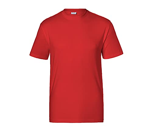 KÜBLER Workwear KÜBLER Arbeitsshirt rot, Größe XL, Herren-Arbeitsshirt aus Mischgewebe, elastisches Arbeitsshirt von KÜBLER Workwear