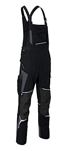 KÜBLER Workwear KÜBLER BODYFORCE Arbeits-Latzhose schwarz/anthrazit von KÜBLER Workwear