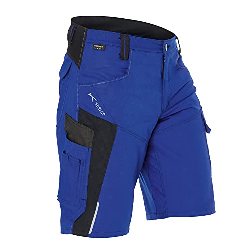 KÜBLER Workwear KÜBLER BODYFORCE Arbeitsshorts Kornblumenblau/schwarz von KÜBLER Workwear