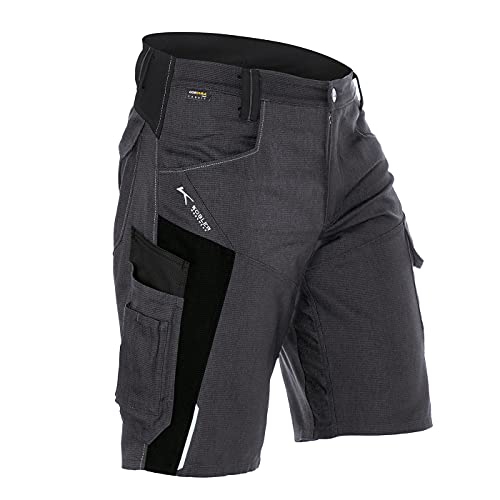 KÜBLER Workwear | KÜBLER BODYFORCE Arbeitsshorts | anthrazit/schwarz | Größe 48 von KÜBLER Workwear