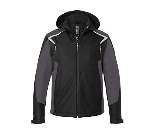 KÜBLER Workwear | KÜBLER BODYFORCE Winter Softshell Arbeitsjacke | schwarz/anthrazit | Größe L von KÜBLER Workwear