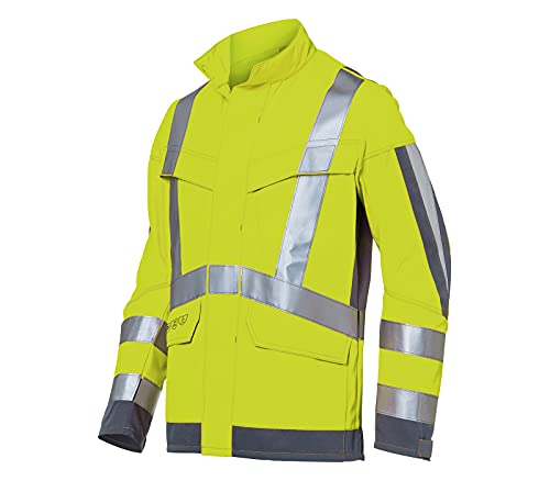KÜBLER Workwear | KÜBLER PROTECTIQ HIGH VIS Arbeitsjacke arc1 PSA 3 | warngelb/anthrazit | Größe 56 von KÜBLER Workwear