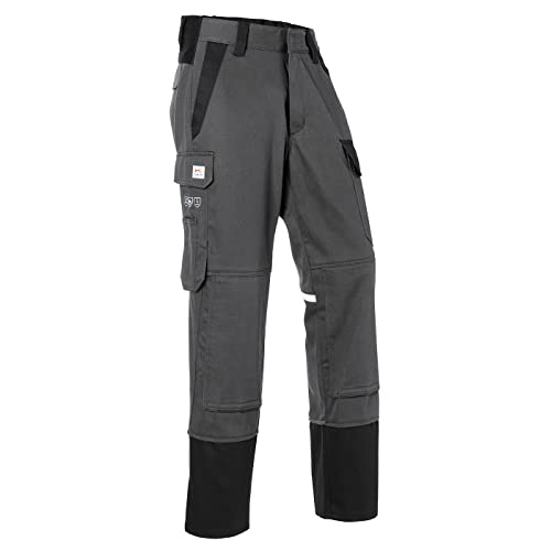 KÜBLER Workwear | KÜBLER PROTECTIQ Welding Arbeitshose PSA 3 | anthrazit/schwarz | Größe 29 von KÜBLER Workwear