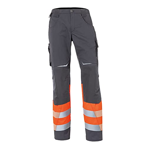 KÜBLER Workwear | KÜBLER REFLECTIQ Arbeitshose Klasse 1 | warnorange/anthrazit | Größe 30 von KÜBLER Workwear