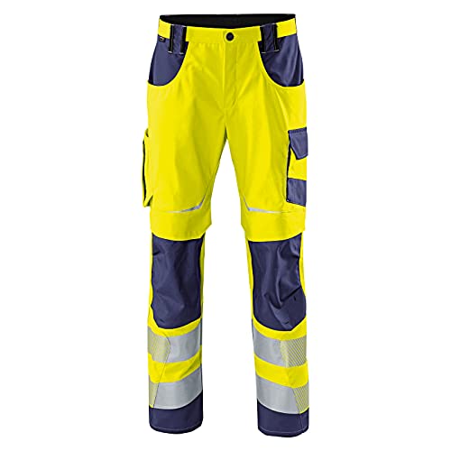 KÜBLER Workwear KÜBLER REFLECTIQ Arbeitshose PSA 2 warngelb/dunkelblau von KÜBLER Workwear