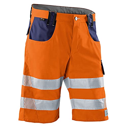 KÜBLER Workwear KÜBLER REFLECTIQ Arbeitsshorts PSA 2 warnorange/dunkelblau von KÜBLER Workwear