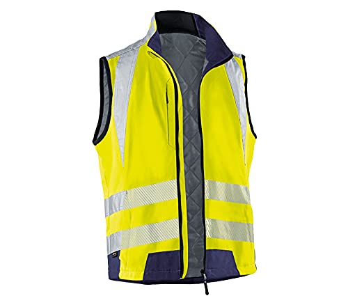 KÜBLER Workwear KÜBLER REFLECTIQ Arbeitsweste PSA 2 warngelb/dunkelblau von KÜBLER Workwear