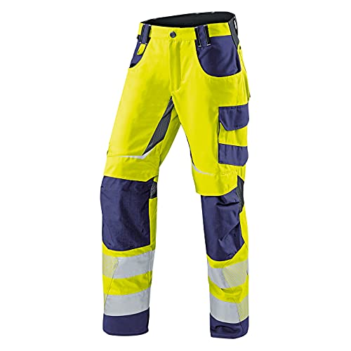 KÜBLER Workwear | KÜBLER REFLECTIQ Sommerhose PSA 2 | warngelb/dunkelblau | Größe 29K von KÜBLER Workwear