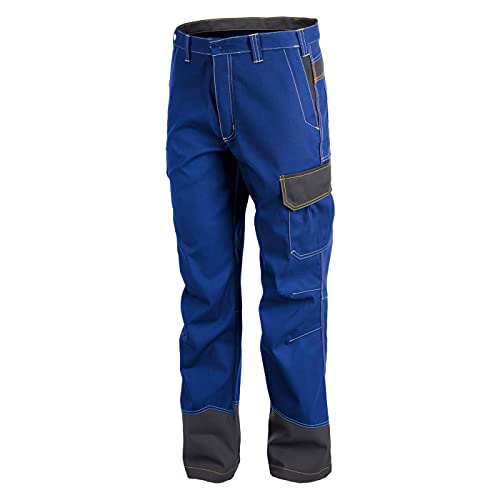 KÜBLER Workwear KÜBLER Safety X Arbeitshose blau, Größe 64, Herren-Arbeitshose aus Mischgewebe, antistatische Arbeitshose von KÜBLER Workwear