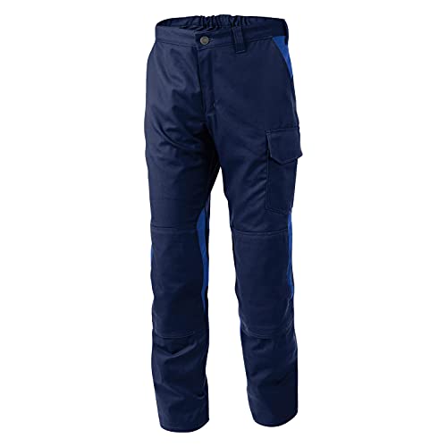 KÜBLER Workwear KÜBLER VITA Cotton+ Arbeitshose dunkelblau/Kornblumenblau von KÜBLER Workwear