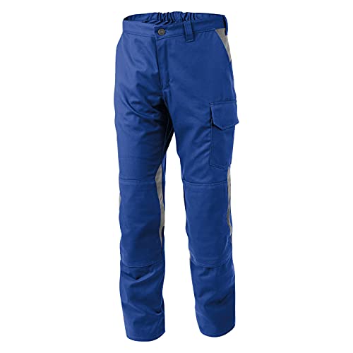 KÜBLER Workwear | KÜBLER VITA Cotton+ Arbeitshose | kbl.blau/Mittelgrau | Größe 110 von KÜBLER Workwear