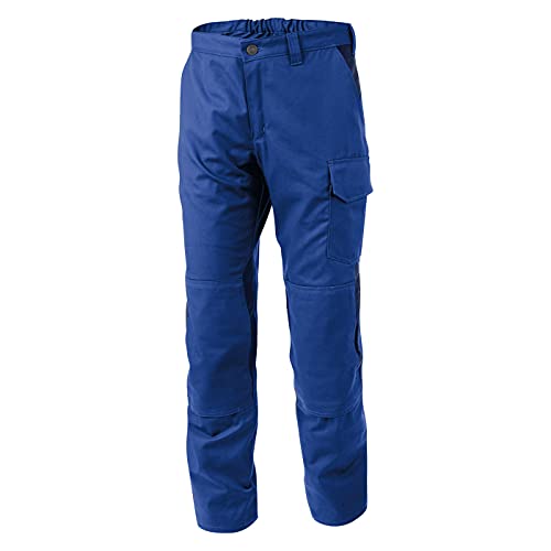 KÜBLER Workwear KÜBLER VITA Cotton+ Arbeitshose Kornblumenblau/dunkelblau von KÜBLER Workwear