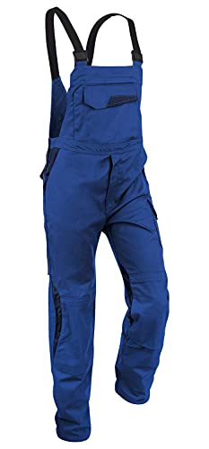 KÜBLER Workwear KÜBLER VITA Cotton+ Arbeits-Latzhose Kornblumenblau/dunkelblau von KÜBLER Workwear