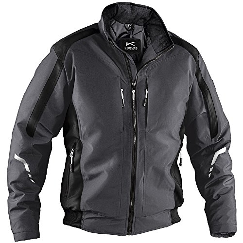 Kübler 13675229-9799-L Wetterblouson mit 2 Seitentaschen, anthrazit/schwarz, L von KÜBLER Workwear