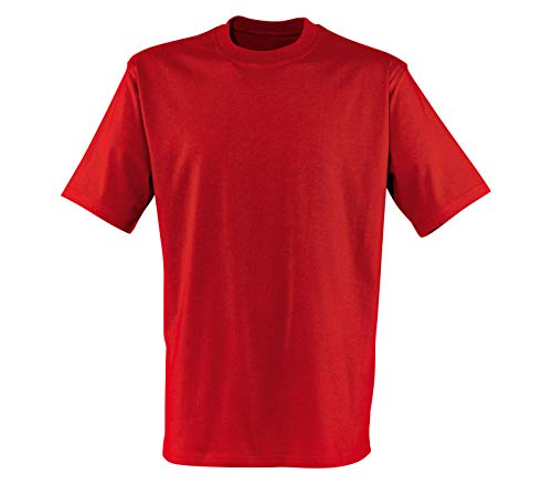 KÜBLER Workwear KÜBLER Arbeitsshirt rot, Größe S, Unisex-Arbeitsshirt aus Mischgewebe, robuste Arbeitsshirt von KUEBLER