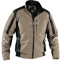 KÜBLER® Herren Arbeitsjacke 1367 beige, schwarz Größe 2XL von KÜBLER®