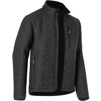 KÜBLER Strick-Fleecejacke »WEATHER«, Polyester - grau von KÜBLER