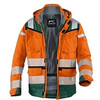 KÜBLER® unisex Warnjacke Winter REFLECTIQ orange, moosgrün Größe L von KÜBLER®