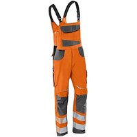 KÜBLER® unisex Warnschutz-Latzhose REFLECTIQ warnorange, anthrazit Größe 29 von KÜBLER®