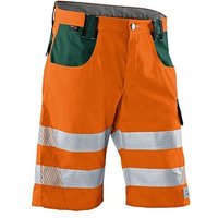 KÜBLER® unisex Warnschutzhose kurz REFLECTIQ orange, moosgrün Größe 44 von KÜBLER®