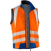 KÜBLER® unisex Warnweste REFLECTIQ orange, kornblau Größe L von KÜBLER®