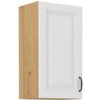 Hängeschrank 45 cm Stilo Weiss + Eiche Artisan Küchenzeile Küchenblock Küche von KÜCHEN PREISBOMBE