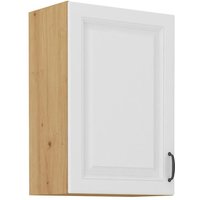 Hängeschrank 50 cm Stilo Weiss + Eiche Artisan Küchenzeile Küchenblock Küche von KÜCHEN PREISBOMBE