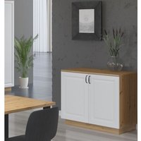 Kommode Stilo 100cm Esszimmer Landhaus Weiss Eiche Artisan Buffet Küche Anrichte von KÜCHEN PREISBOMBE