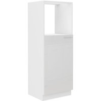 Küchen Midi Hochschrank 60 Lara Weiß Hochglanz Küchenzeile Küchenblock Küche von KÜCHEN PREISBOMBE