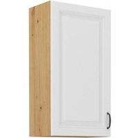 Hängeschrank 50-90 cm Stilo Weiss + Eiche Artisan Küchenzeile Küchenblock Küche von KÜCHEN PREISBOMBE