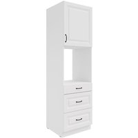Küchen Preisbombe - Küchen Backofen Hochschrank 60 Stilo Weiss Küchenzeile Küchenblock + Schubladen von KÜCHEN PREISBOMBE