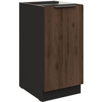 Küchen Unterschrank 40 cm Küche monza Okapi Nußbaum Küchenzeile Küchenblock von KÜCHEN PREISBOMBE