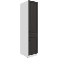 Küchen Preisbombe - Küchen Vorratshochschrank 40 cm Stilo Grau Küchenzeile Küchenblock von KÜCHEN PREISBOMBE