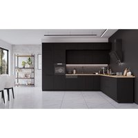 Winkelküche siena 350x290 cm Küchenzeile Eckküche Küche Schwarz matt xl Stauraum von KÜCHEN PREISBOMBE