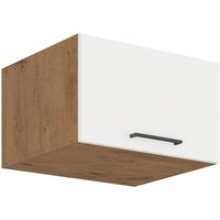 Vigo Aufsatzschrank Hochschrank 60 cm Eiche Lancelot Weiß Hochglanz Küchenzeile von KÜCHEN PREISBOMBE