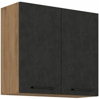 Vigo Hängeschrank 80 cm Eiche Lancelot Matera Grau Küchenzeile Küchenblock Küche Vigo Hängeschrank 80 cm Eiche Lancelot Matera Grau Küchenzeile Küchenblock Küche von KÜCHEN PREISBOMBE