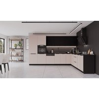Winkelküche ARONA + SIENA 350x290 Küchenzeile Eckküche Küche Kaschmir + Schwarz Winkelküche ARONA + SIENA 350x290 Küchenzeile Eckküche Küche Kaschmir + Schwarz von KÜCHEN PREISBOMBE