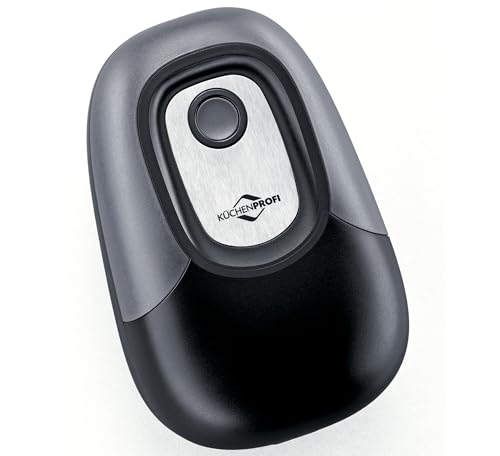 KÜCHENPROFI Automatischer Dosenöffner EASY, Freilaufend, Kein Schärfer-Kanten Risiko, Inklusive Batterien & Bedienungsanleitung, Hochwertiger Kunststoff, Magnet zur Deckelfixierung von Küchenprofi