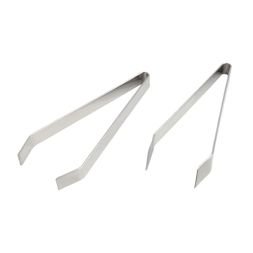 2 PCS Grätenpinzette Aus Rostfreiem 430 Verdickung Edelstahl, Profi Küchenwerkzeug Mit Präzisionsspitze Zum Entfernen Von Fischgräten, Spülmaschinenfest Und Langlebig von KUEEA