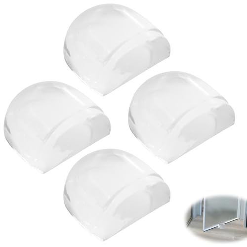 4 PCS Türstopper Boden Kleben, Transparente Selbstklebende Türstopper Für Boden, Wandstopper Zum Schutz Von Tür und Möbel von KUEEA