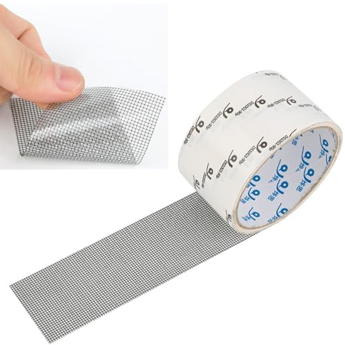 Universales Fliegengitter-Reparaturband: 50 Mm X 3 M - Langlebiger Klebeband Für Insektenschutzgitter - Passend Für Türen Und Fenster von KUEEA