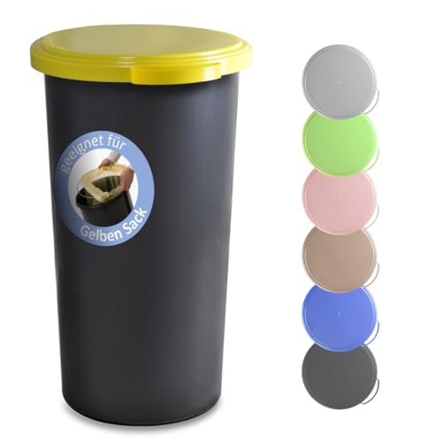 KUEFA 60L Müllsackständer mit flachem Deckel - Gelber Sack Mülleimer (Gelb) KUEFA 60L Müllsackständer mit flachem Deckel - Gelber Sack Mülleimer (Gelb) von KUEFA