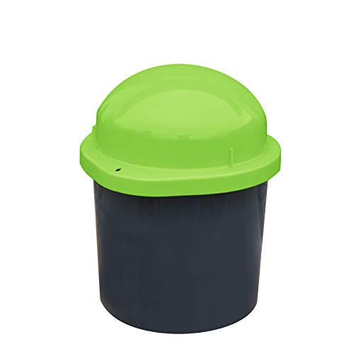 KUEFA DUO Mini - Wetterfester Mülleimer/Aufbewahrungsbehälter/Sammeltonne (Hellgrün) von KUEFA